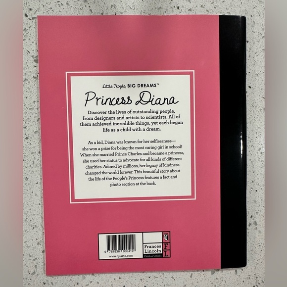 Little People BIG DREAMS - Princess Diana Children's Book - Picture 2 of 2